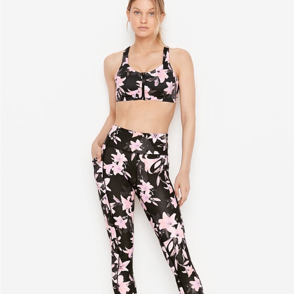 NWT Victoria’s Secret Sports Bra and Essential Pocket Legging